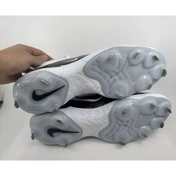 Nike Alpha Huarache Elite 4 Low Metal Baseball Cleats FD2745-101 Mens Size 11 - Picture 6 of 6